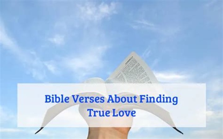 Divine Guidance: Bible Verses For Finding God's True Love