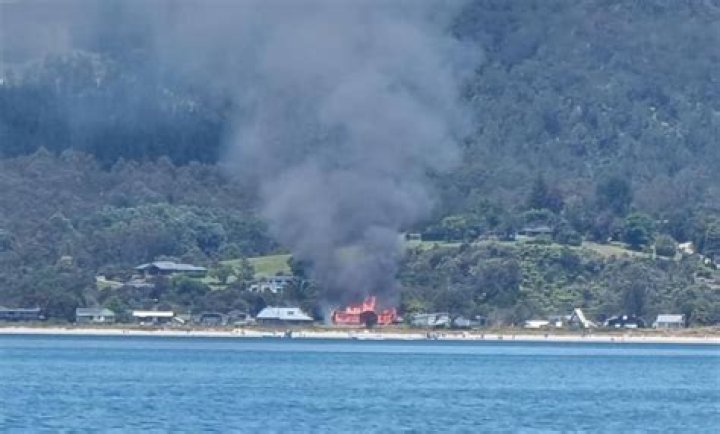 Cooks Beach Fire's Untold Story Through Drone Footage