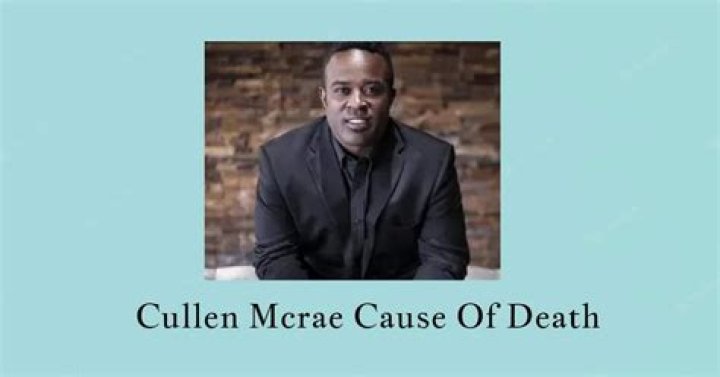 Cullen Mcrae Obituary: Trailblazing Executive Producer's Legacy