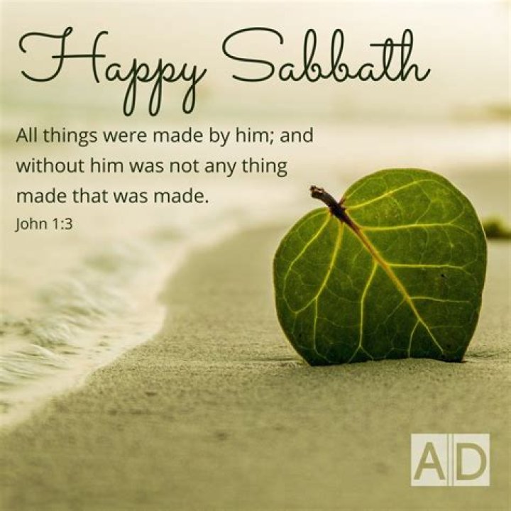 Discoveries In "Happy Sabbath Quotes"