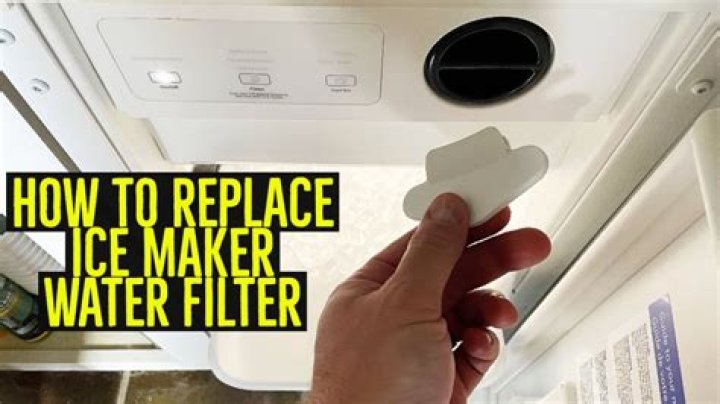 How do you reset the filter on a sub zero ice maker