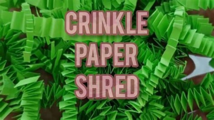 How much crinkle paper do i need