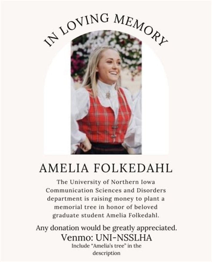 Iowa Amelia Folkedahl's Tragic Demise