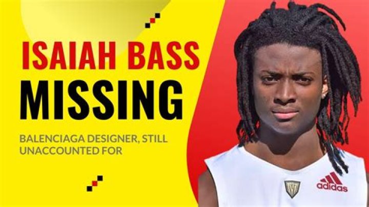 Help Find Missing Person Isaiah Bass
