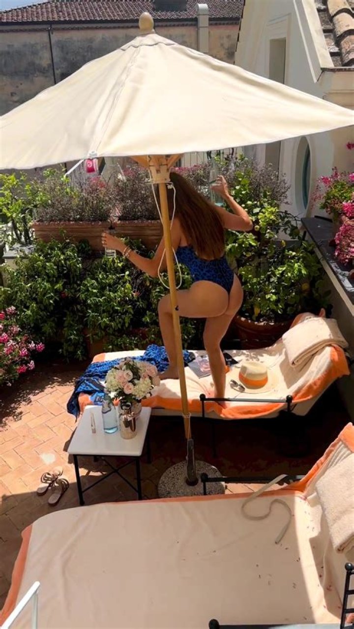 Melanie Griffith Wears Burgundy Bikini On Vacation In Italy: Photos Hollywood Life