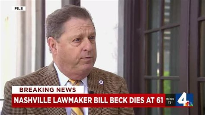 Nashville State Rep Bill Beck's Cause Of Death Explored