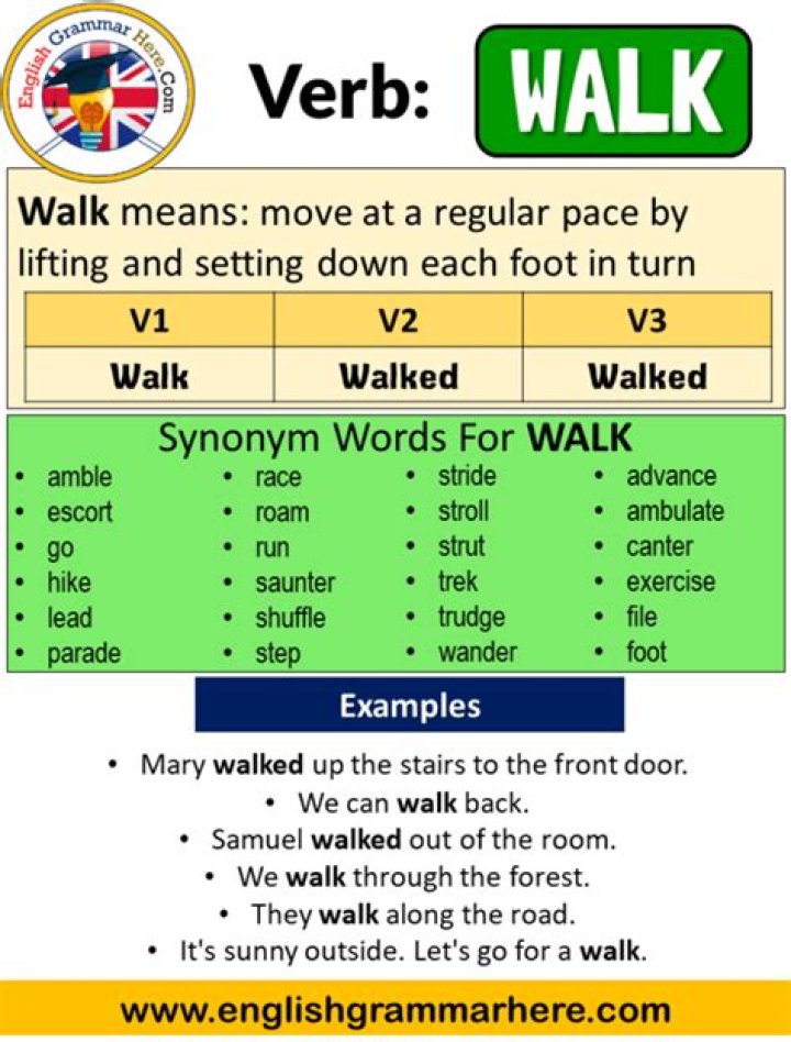 The Ultimate Guide To Understanding The Walk Past Tense